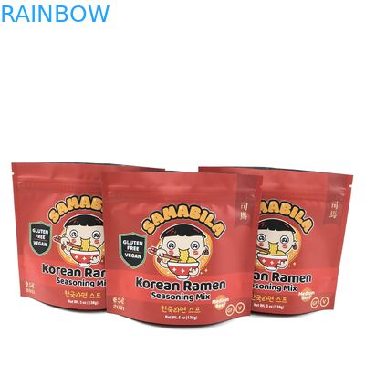 Membungkus kemenyan herbal untuk tas berdiri dengan sistem penutupan ritsleting