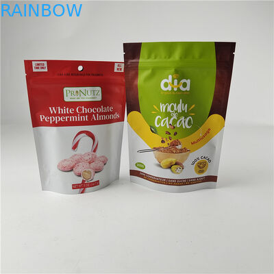 Kualitas tinggi Digital Custom Printing PE Berguna Kembali Zipper Kantong Plastik Stand Up Mylar Bags