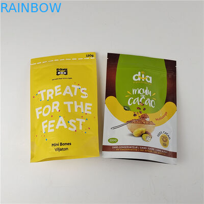 Kualitas tinggi Digital Custom Printing PE Berguna Kembali Zipper Kantong Plastik Stand Up Mylar Bags