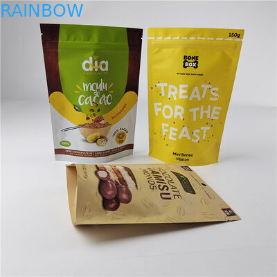 Kualitas tinggi Digital Custom Printing PE Berguna Kembali Zipper Kantong Plastik Stand Up Mylar Bags