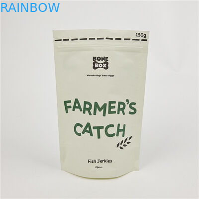 Custom Digital Printing Stand Up Zipper Bags Bau Proof Kraft Paper Bag Custom Printing Biodegradable Paper Bag