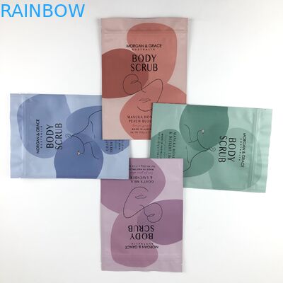 CDR AI PSD PDF Desain File Bath Salt Mylar Bags untuk Kosmetik Sachet Disesuaikan