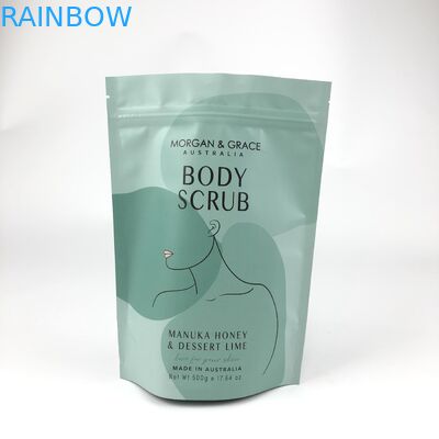 CDR AI PSD PDF Desain File Bath Salt Mylar Bags untuk Kosmetik Sachet Disesuaikan