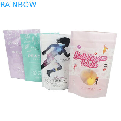 Tas kemasan kosmetik yang dapat disesuaikan untuk tas scrub tubuh berdiri dalam berbagai ukuran