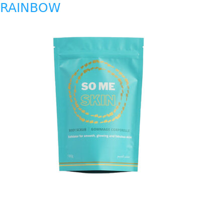 Tas kemasan kosmetik yang dapat disesuaikan untuk tas scrub tubuh berdiri dalam berbagai ukuran