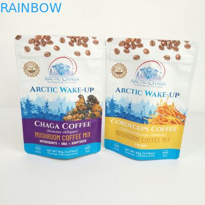 Kantong kertas khusus untuk kemasan makanan Sisi logo khusus Pencetakan logo khusus