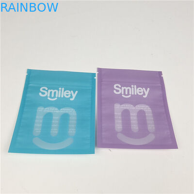 Clear Teeth Aligners Mylar Tiga Sisi Disegel kantong plastik Kemasan anti bocor dan tahan kelembaban