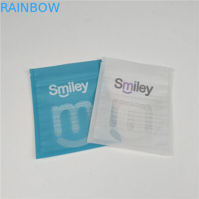 Clear Teeth Aligners Mylar Tiga Sisi Disegel kantong plastik Kemasan anti bocor dan tahan kelembaban