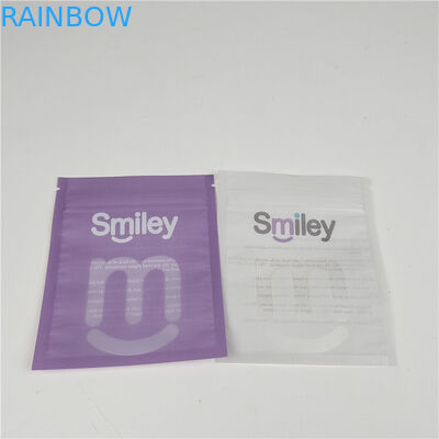 Clear Teeth Aligners Mylar Tiga Sisi Disegel kantong plastik Kemasan anti bocor dan tahan kelembaban