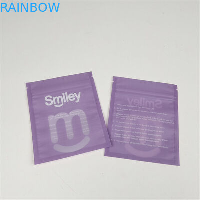 Clear Teeth Aligners Mylar Tiga Sisi Disegel kantong plastik Kemasan anti bocor dan tahan kelembaban