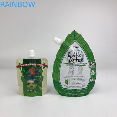 Kualitas Tinggi Logo Disesuaikan Ditcetak Desain Baru Kantong Spout Berguna Kembali Makanan Minuman Jus Wadah Susu Kantong Disegel