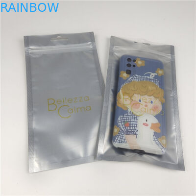 Kualitas Tinggi Logo Pribadi Custom Tiga Sisi Segel Tas Mudah Tear Line Kemasan Tas Dengan Jendela