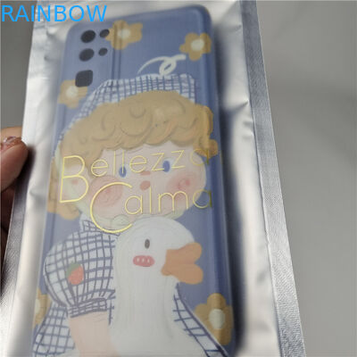 Kualitas Tinggi Logo Pribadi Custom Tiga Sisi Segel Tas Mudah Tear Line Kemasan Tas Dengan Jendela