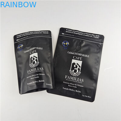 Matte Finish Food Grade Proof Bau Proof Kelembaban Proof Laminated Aluminium Foil Zip Lock Bag Stand Up Bag Coffee Bag