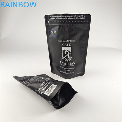 Matte Finish Food Grade Proof Bau Proof Kelembaban Proof Laminated Aluminium Foil Zip Lock Bag Stand Up Bag Coffee Bag