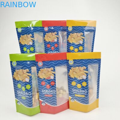 Digital Printed Eco Friendly Snack Bag Packaging dengan Zipper Plastic Food Seal Packaging yang dapat ditutup kembali