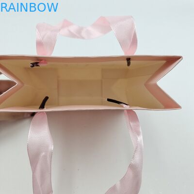 Penjaminan Mutu Tas Kertas Disesuaikan untuk Belanja dengan Cetakan Logo Kantong Kertas Biodegradable