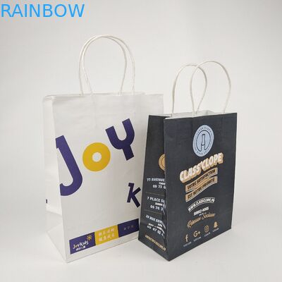 Laminated Aluminium Foil Mylar Packaging Bag Custom Digital Printing Logo Printed Shopping Paper Bag