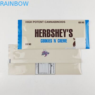 Grosir Custom Printed Back Sealed Bags Cokelat Energy Bar Cookie Snack Pengemasan