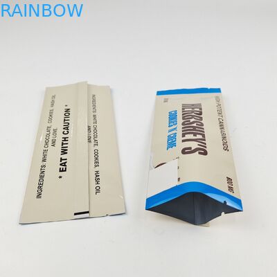 Grosir Custom Printed Back Sealed Bags Cokelat Energy Bar Cookie Snack Pengemasan