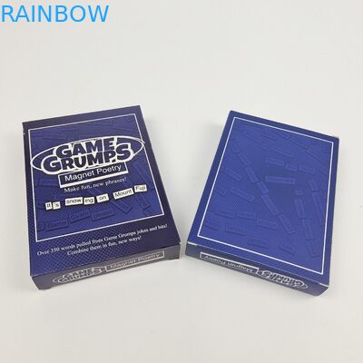 Diterima Hingga 10 Warna Tersedia Logo Khusus Cetak kotak kertas persegi panjang yang mengkilap