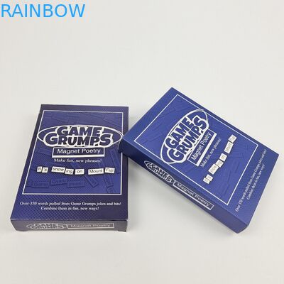 Diterima Hingga 10 Warna Tersedia Logo Khusus Cetak kotak kertas persegi panjang yang mengkilap