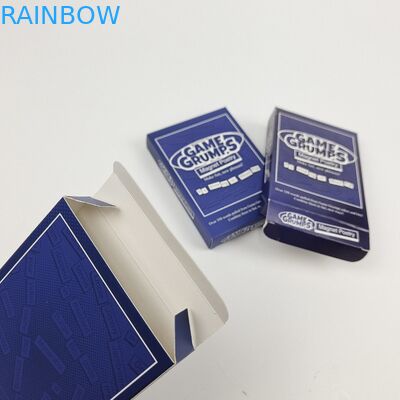 Diterima Hingga 10 Warna Tersedia Logo Khusus Cetak kotak kertas persegi panjang yang mengkilap