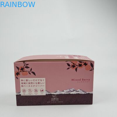 Matt Laminasi Karton Counter Display Box Daur Ulang Untuk Toko Ritel