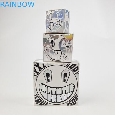 Kotak Tampilan Karton Lipat Rak Toko Ritel Kotak Goresan Cetak Custom