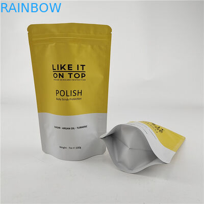 Desain Ukuran Disesuaikan Kantong Berdiri Dengan Zipper Gravure / Kantong Kemasan Cetak Digital