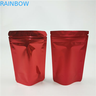 ISO Stand Up Zipper Pouch Moisture Proof Food Grade Plastic Packaging Bags