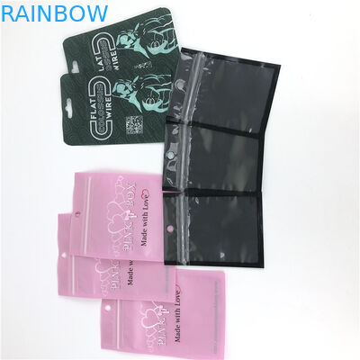 Gampang Tear Line Tiga Sisi Disegel Mylar Packaging Bag Dengan Zipper Desain Ukuran Disesuaikan