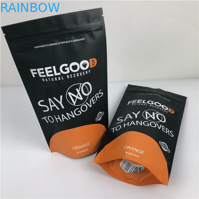 Custom Logo Printed Stand Up Zipper Bag Bau Proof Waterproof Plastic Packaging Bags