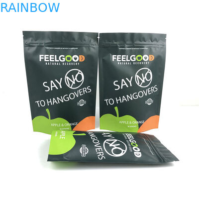 Custom Logo Printed Stand Up Zipper Bag Bau Proof Waterproof Plastic Packaging Bags