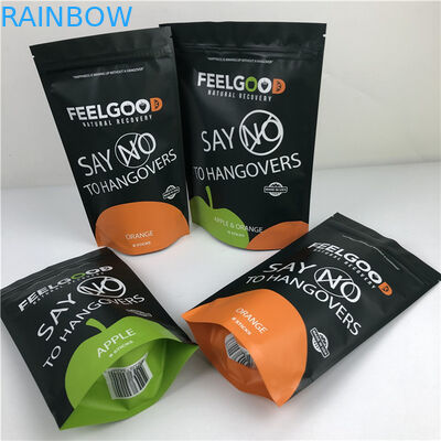 Custom Logo Printed Stand Up Zipper Bag Bau Proof Waterproof Plastic Packaging Bags