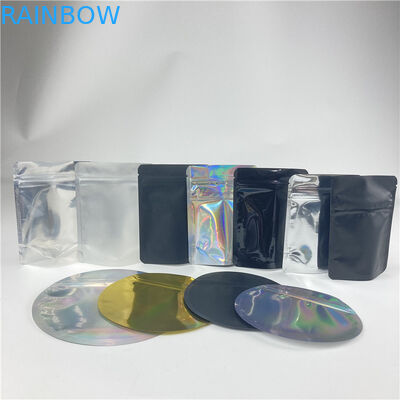 Desain Ukuran Disesuaikan Proof Kelembaban Berdiri Zipper Kantong Food Grade Untuk Kemasan