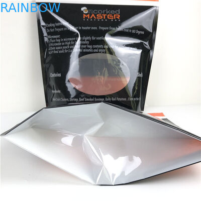 Matt Aluminium Foil Stand Up Pouch Ziplock Gravure Printing Warna yang Disesuaikan