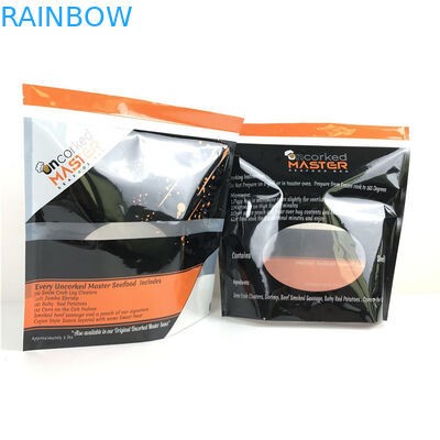 Matt Aluminium Foil Stand Up Pouch Ziplock Gravure Printing Warna yang Disesuaikan