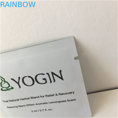 Eco Friendly Mylar Tiga Sisi Segel Tas Dengan Zipper Ukuran Disesuaikan