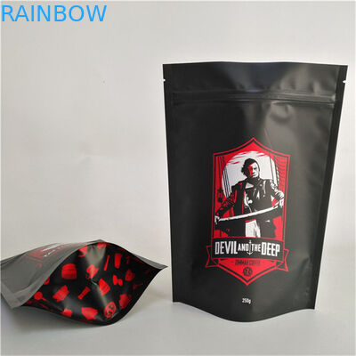Custom Matte Finish Bau Proof Bags Kelembaban Proof Plastik Food Seal Kemasan