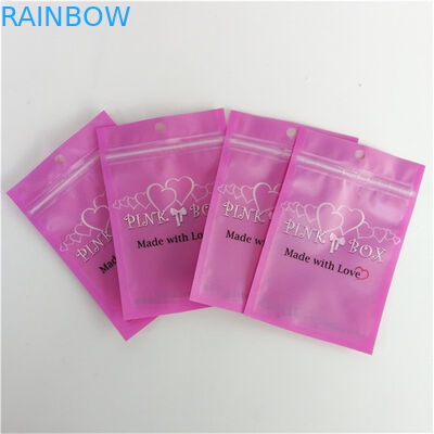 Easy Tear Line Tiga sisi disegel Mylar Packaging Bag Dengan Zipper Diterima Sampai 10 Warna Tersedia