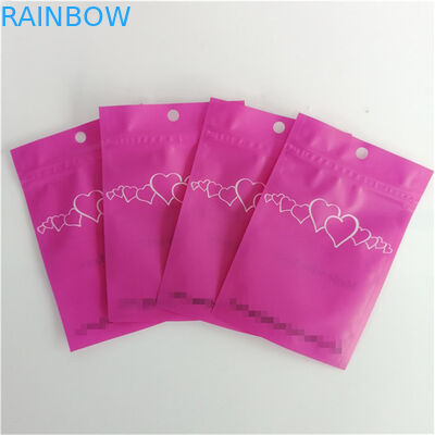 Easy Tear Line Tiga sisi disegel Mylar Packaging Bag Dengan Zipper Diterima Sampai 10 Warna Tersedia
