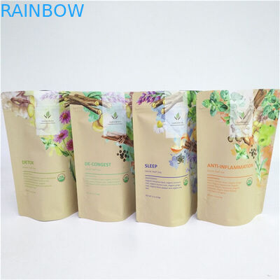 Promosi Jaminan Kualitas Easy Tear Line Produsen Sesuai Logo Anda Sendiri Kantong Kertas Kraft