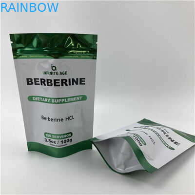 Grosir Custom Printing Standing Up Empty Bag Quality Assurance Packaging Mylar Aluminium Foil Bags dengan Tear Notch