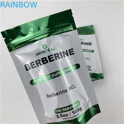 Grosir Custom Printing Standing Up Empty Bag Quality Assurance Packaging Mylar Aluminium Foil Bags dengan Tear Notch