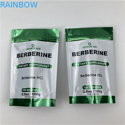 Grosir Custom Printing Standing Up Empty Bag Quality Assurance Packaging Mylar Aluminium Foil Bags dengan Tear Notch