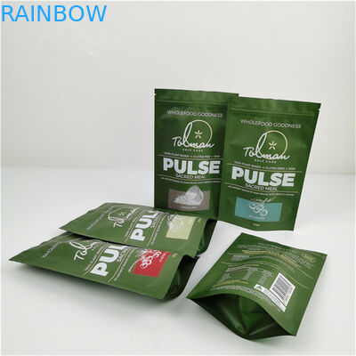 Bahan kemasan makanan Mat Foil aluminium 250g 1kg Dengan kantong berdiri tas teh kemasan