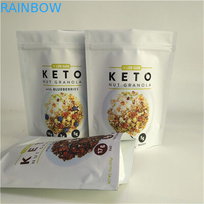 China Supplier Custom Design Printing Customized Size and Design Needs Stand Up Bags With Zipper Untuk Pengemasan Makanan