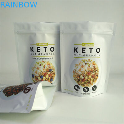 China Supplier Custom Design Printing Customized Size and Design Needs Stand Up Bags With Zipper Untuk Pengemasan Makanan