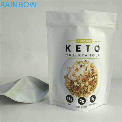 China Supplier Custom Design Printing Customized Size and Design Needs Stand Up Bags With Zipper Untuk Pengemasan Makanan